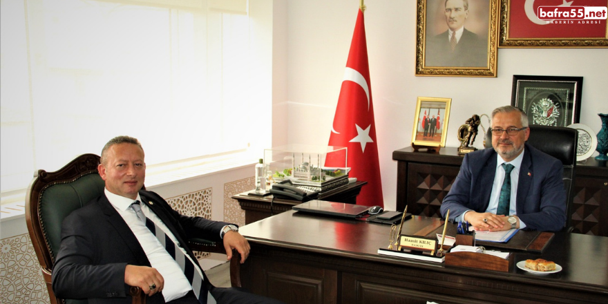 Bafra TSO Başkanı Kocabaş ve Yönetiminden Başkan Kılıç’a Hayırlı Olsun Ziyareti